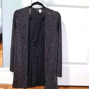 H & M  XS glitter cardigan